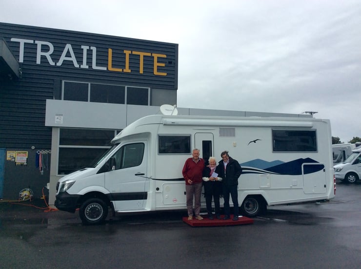 Handover of a motorhome 