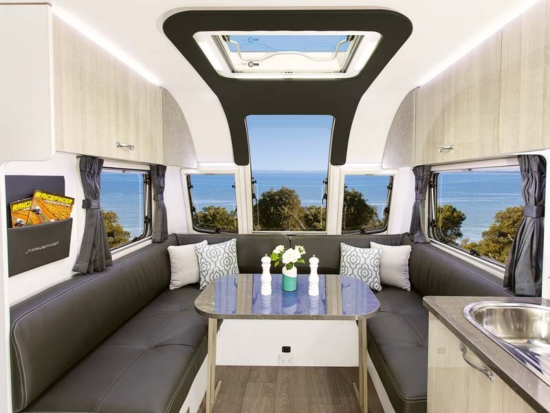 What are the different types of caravans layouts?